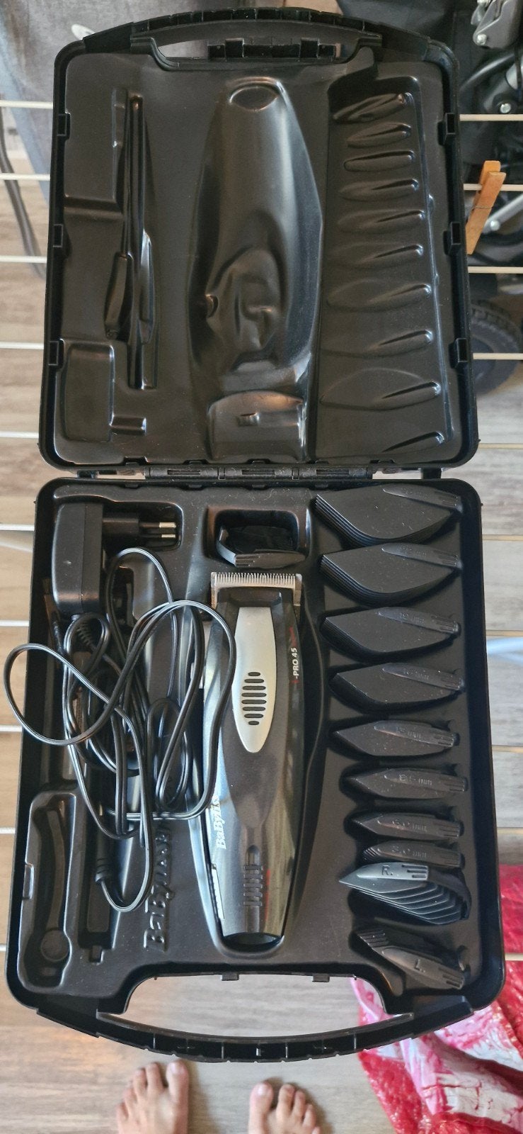 BaByliss PRO 45 Tondeuse met complete set opzetstukken, Sieraden, Tassen en Uiterlijk, Uiterlijk | Haarverzorging, Ophalen of Verzenden