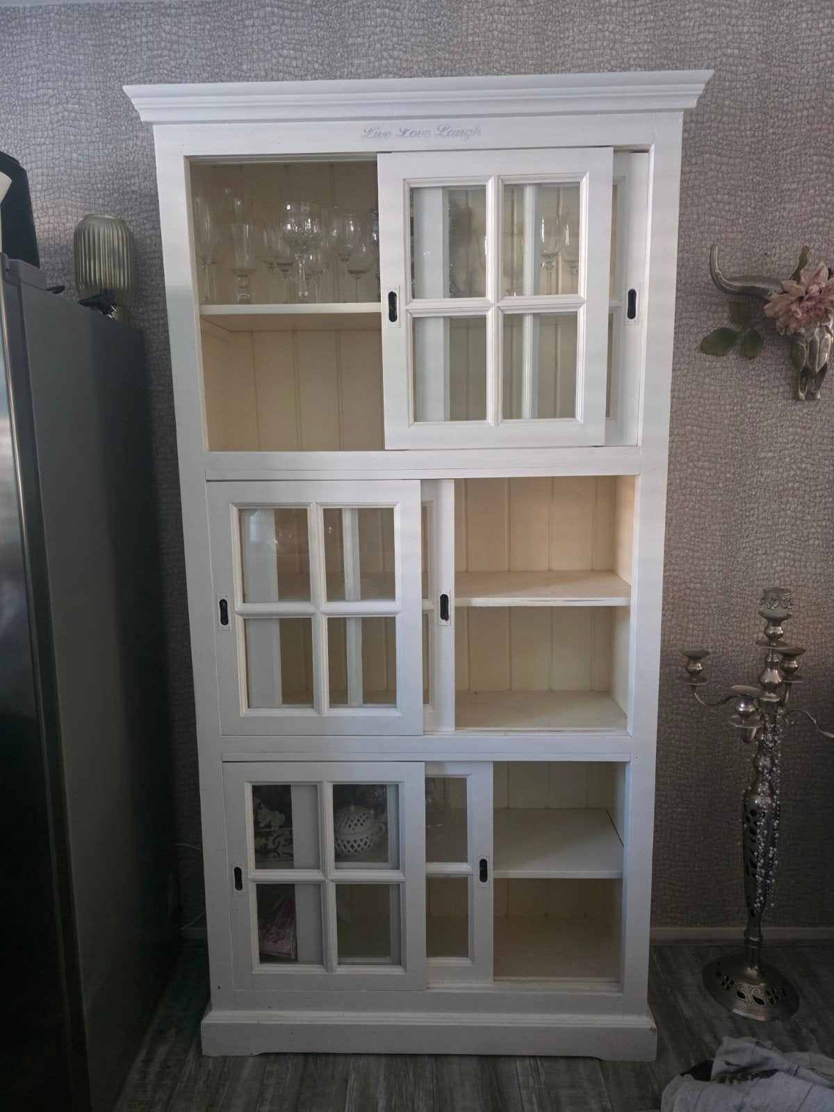landelijke buffet kast, Ophalen, Met deur(en), 100 tot 150 cm, 200 cm of meer