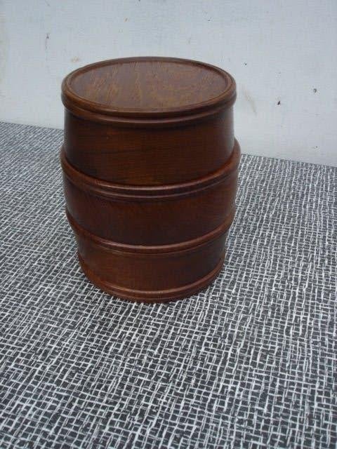 Vintage teakhouten theebus Deens design Mjølner, Hout, Ophalen of Verzenden, 12 cm, Overige typen