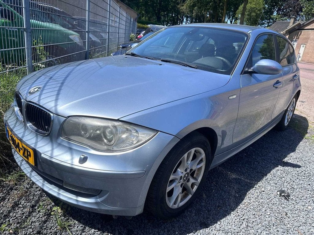 BMW - 1-serie - 118i - L-004-ZP- 2008, 1-Serie, Achterwielaandrijving, Blauw, Handgeschakeld