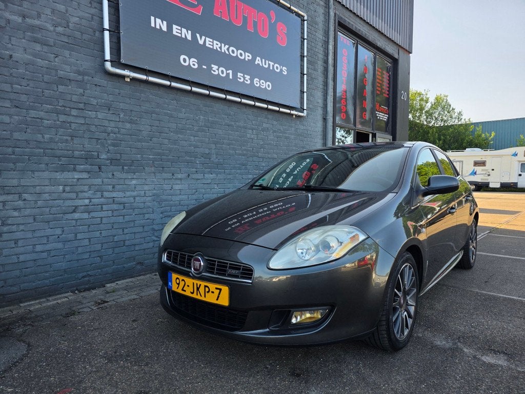 Fiat Bravo 1.4 T-Jet Edizione Sport, Auto's, Fiat, Voorwielaandrijving, Gebruikt, Zwart, 4 cilinders