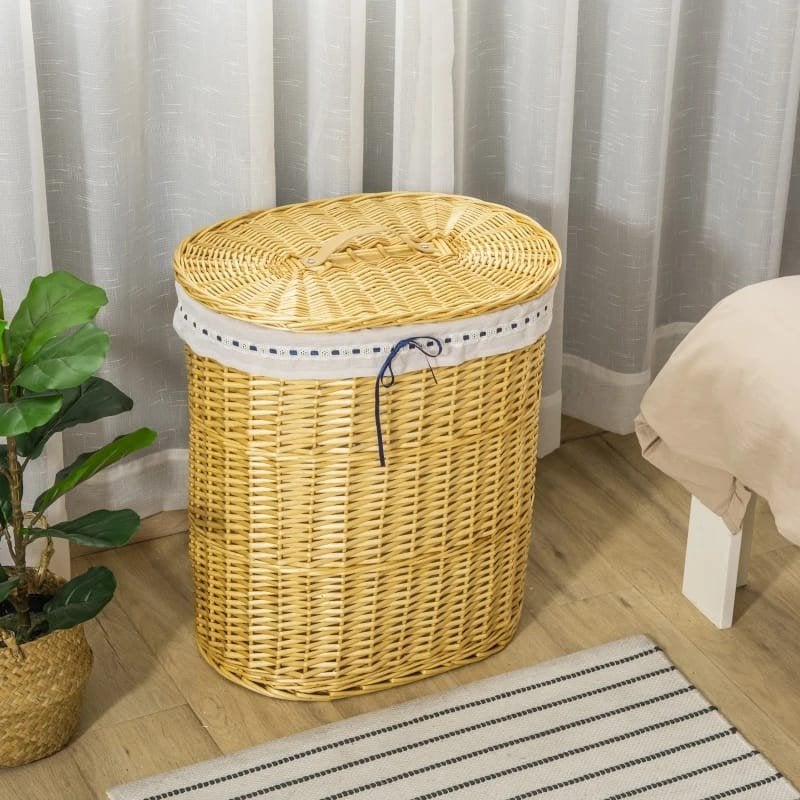 Wasmand rieten mand nieuw, Huis en Inrichting, Ophalen of Verzenden, Nieuw, Natuurlijk materiaal