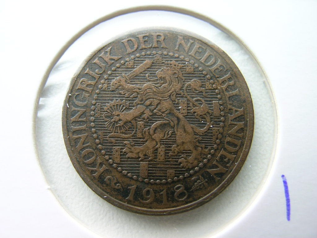 2,5 Cent 1918, Postzegels en Munten, Munten | Nederland, Ophalen of Verzenden, Koningin Wilhelmina, Overige waardes, Losse munt