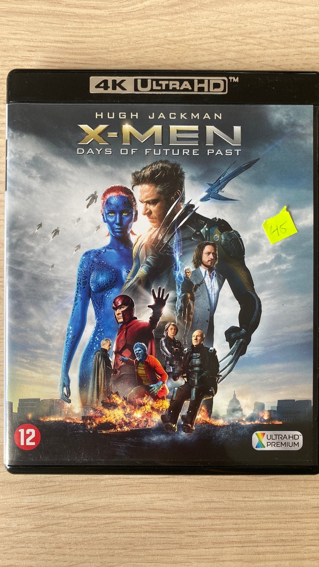X men 4K uhd blu ray NL versie days of future past, Cd's en Dvd's, Blu-ray, Ophalen of Verzenden, Zo goed als nieuw, Actie