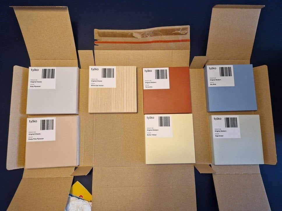 11 Tylko Kleurstalen - Diverse Kleuren en Afwerkingen, Ophalen of Verzenden, Nieuw