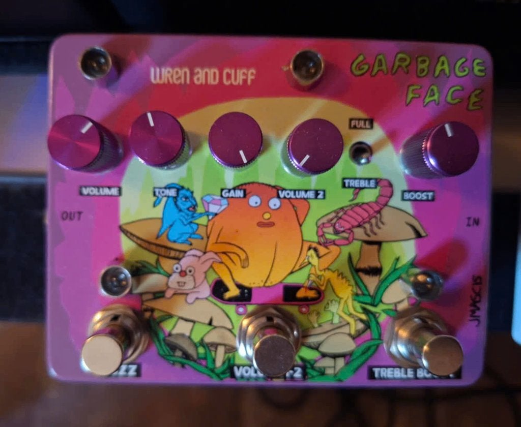 Wren and Cuff Garbage Face J Mascis fuzz, Muziek en Instrumenten, Verzenden, Zo goed als nieuw, Distortion, Overdrive of Fuzz