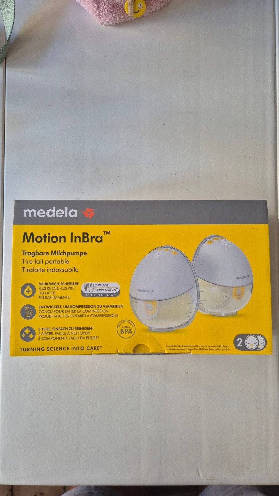 Medela Motion InBra Draagbare Borstkolf - Nieuw in doos, Medela, Nieuw, Borstkolf, Ophalen of Verzenden