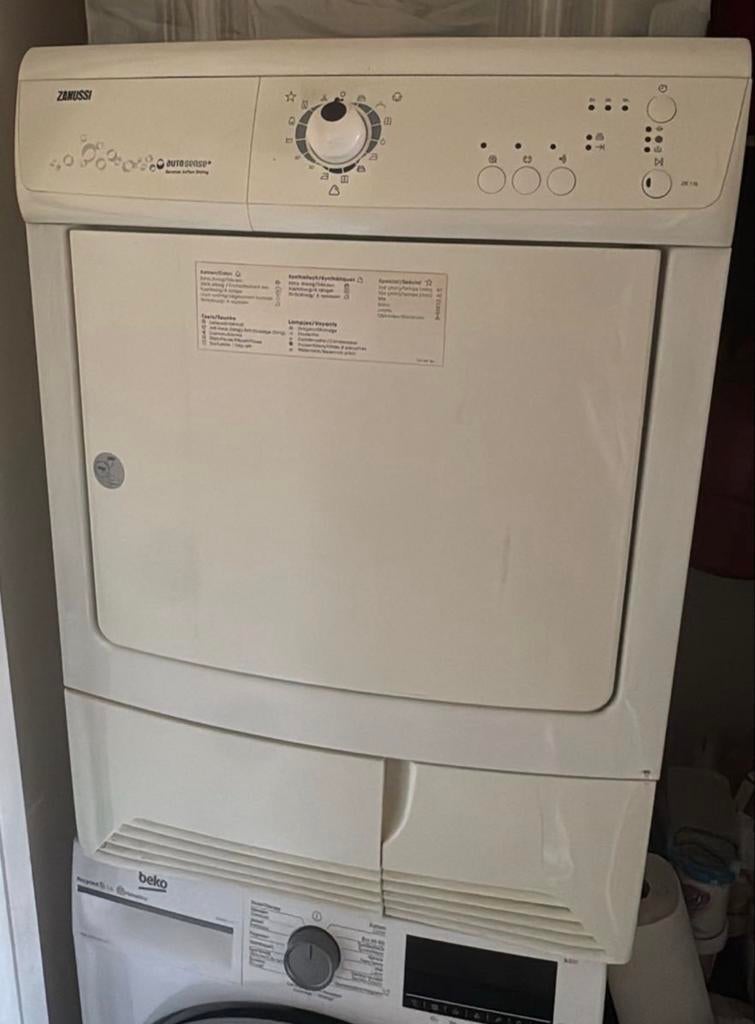 Zanussi Condensdroger - Goede staat, Witgoed en Apparatuur, Wasdrogers, 6 tot 8 kg, Gebruikt, Ophalen of Verzenden, Voorlader