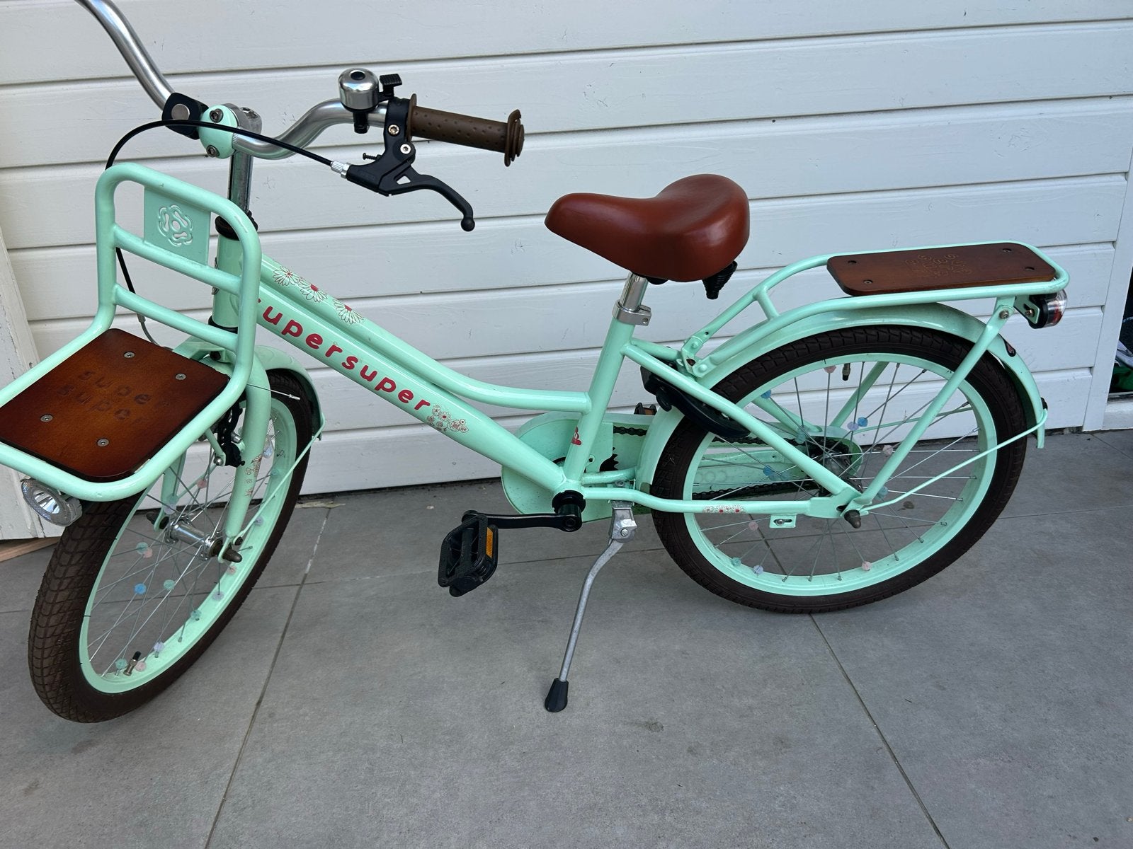 Meisjesfiets 20 inch - Supersuper Cooper, Ophalen, Terugtraprem, Gebruikt, Handrem