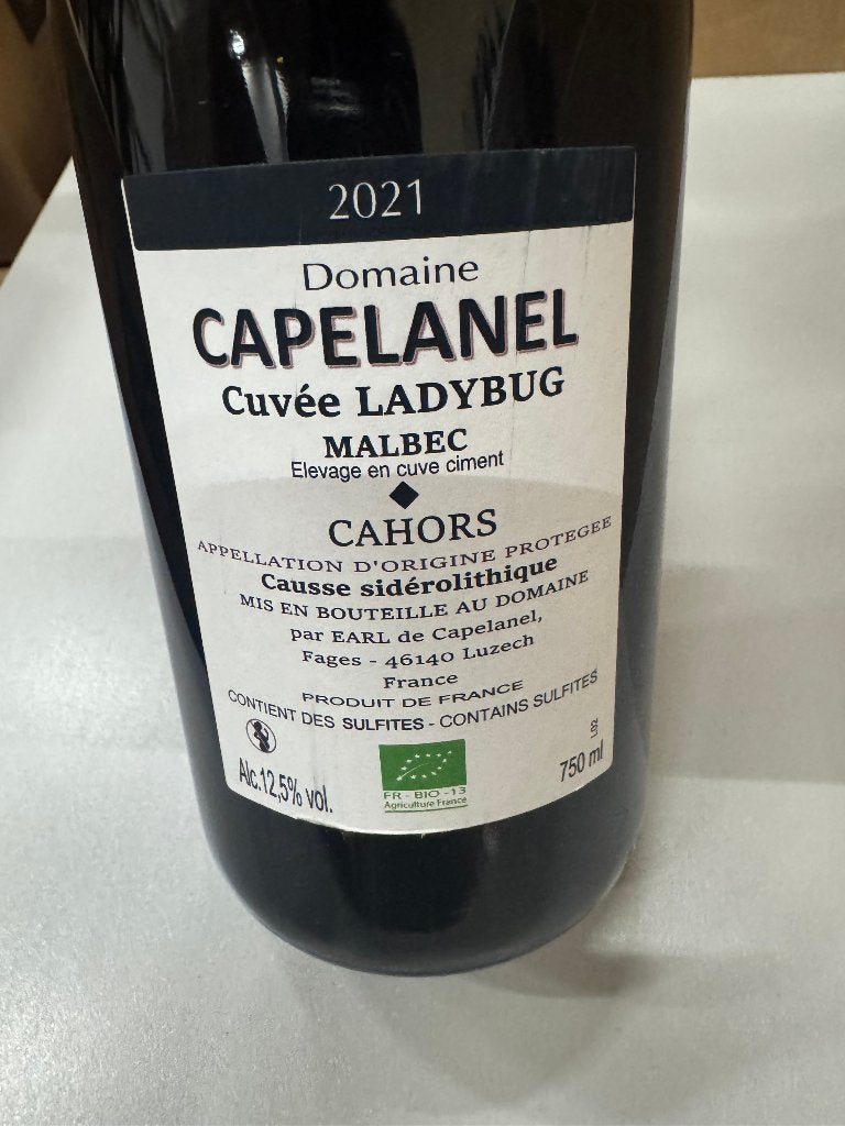 Domaine Capelanel – Biologische Ladybug 12,5%, Ophalen, Frankrijk, Nieuw, Rode wijn