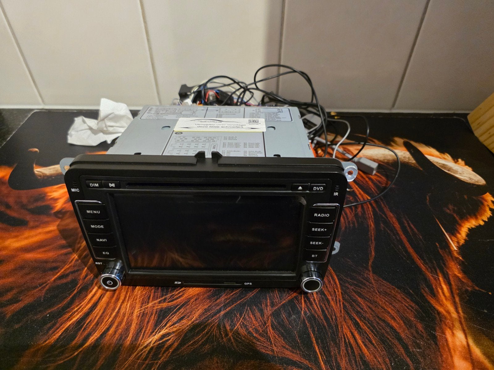 Volkswagen radio, Ophalen of Verzenden, Gebruikt