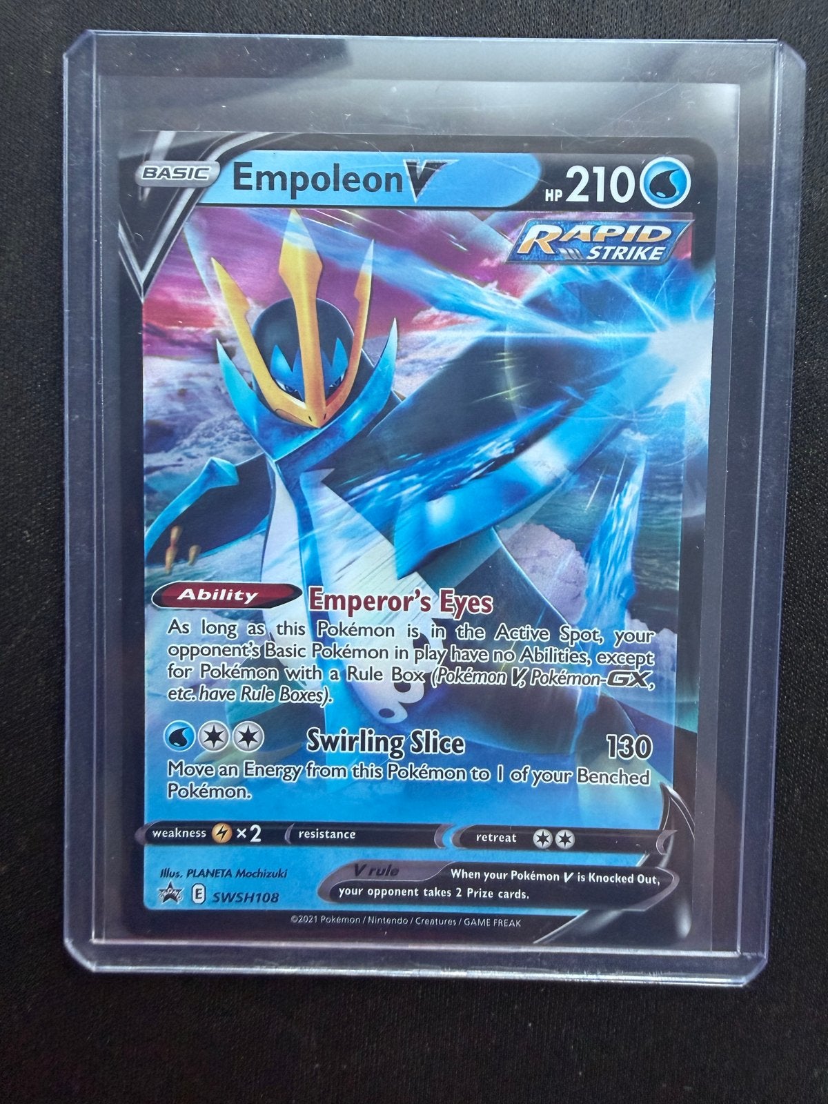 Empoleon V SWSH108, Ophalen of Verzenden, Zo goed als nieuw, Losse kaart, Foil