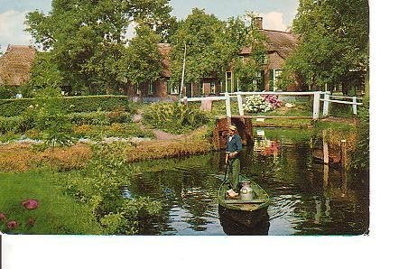 Ansichtkaart 	Giethoorn	ANWB Camping Giethoorn	R. Doze, Verzenden, 1960 tot 1980, Gelopen, Overijssel