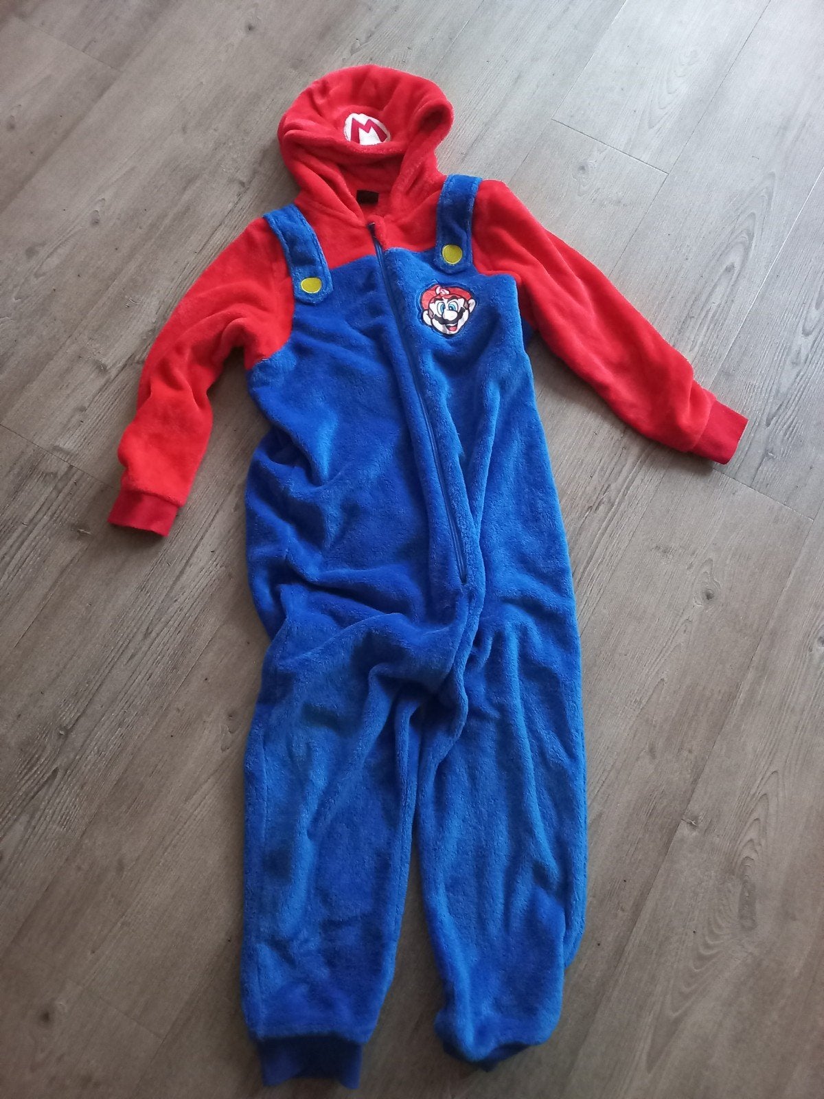 Mario onesie maat 134/140, Ophalen of Verzenden, Gebruikt, Jongen of Meisje, Overige typen