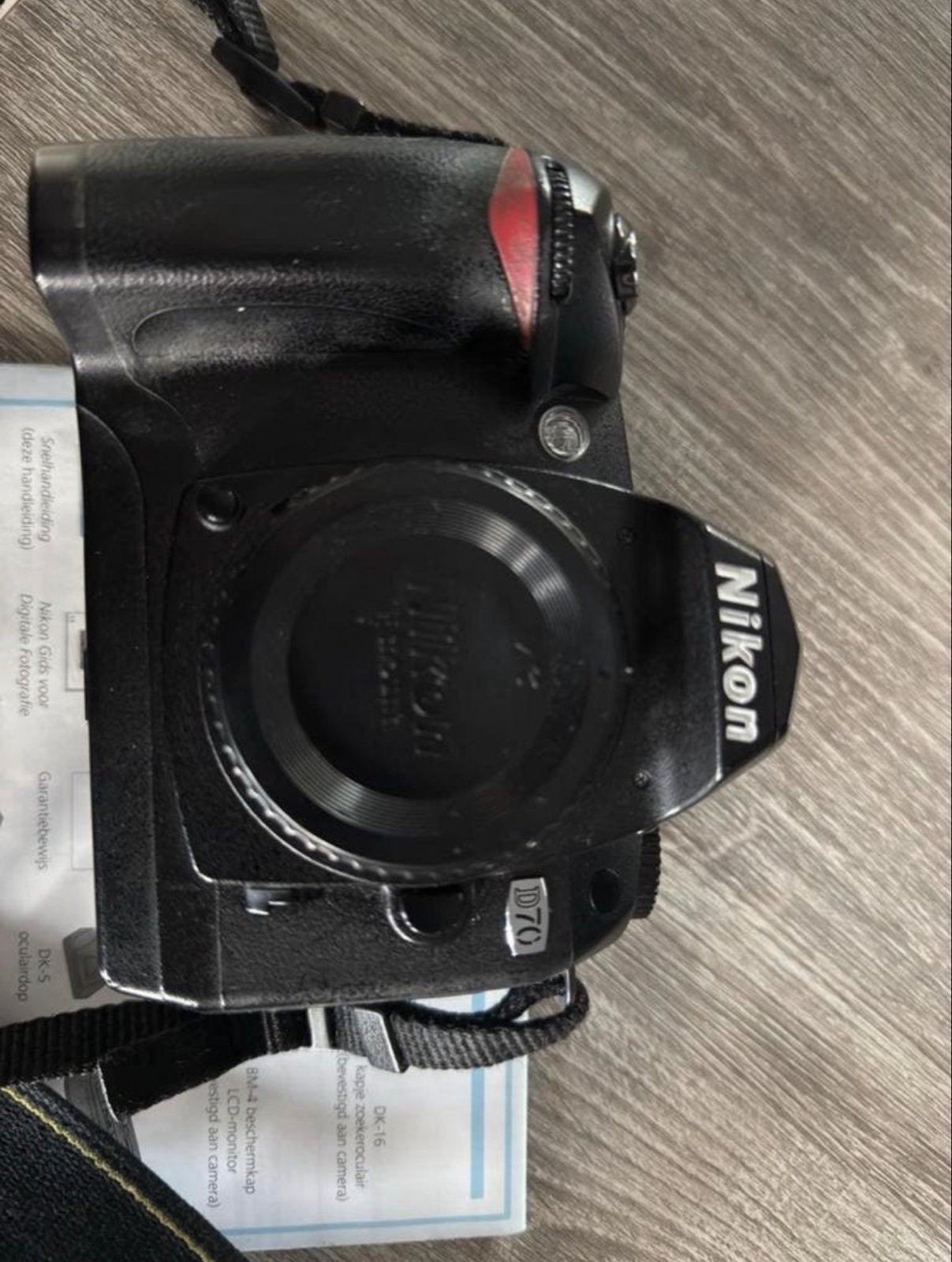 Nikon D70 Spiegelreflexcamera met lens en accessoires, Ingebouwde flitser, Gebruikt, Spiegelreflex, Ophalen of Verzenden