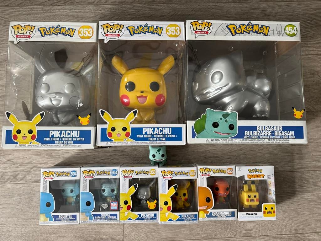 Funko Pop! Pokémon bundel, Ophalen of Verzenden, Zo goed als nieuw