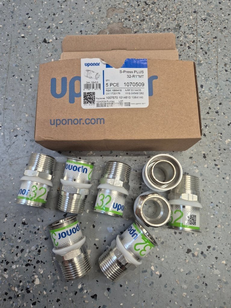Buis en pers hulpstukken Uponor 32mm, Overige materialen, 6 meter of meer, Overige typen, Nieuw