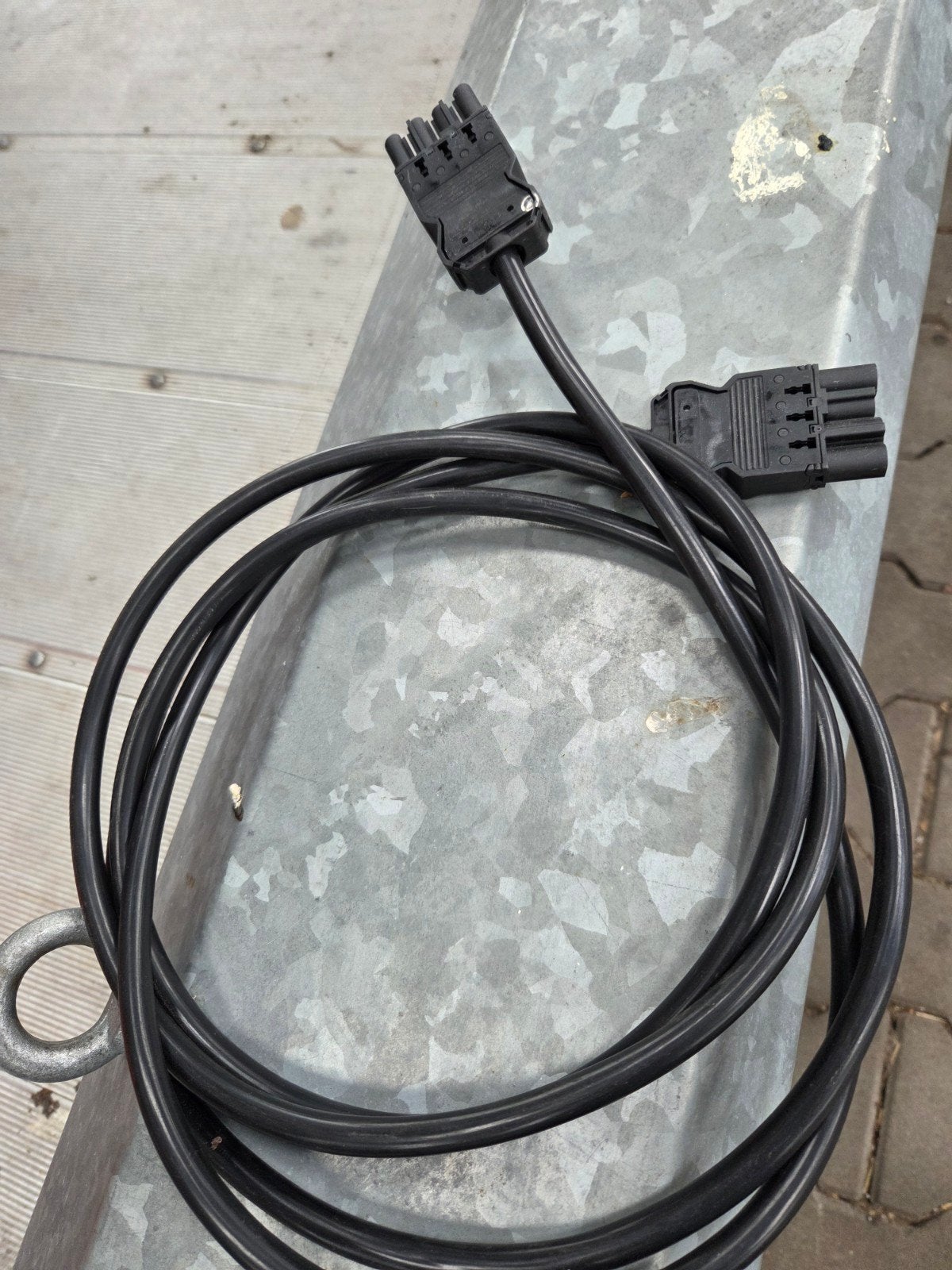 122x Wieland GST18I4 4 voudig aansluitsnoer en verlengsnoer, Ophalen of Verzenden, Zo goed als nieuw, Kabel of Snoer