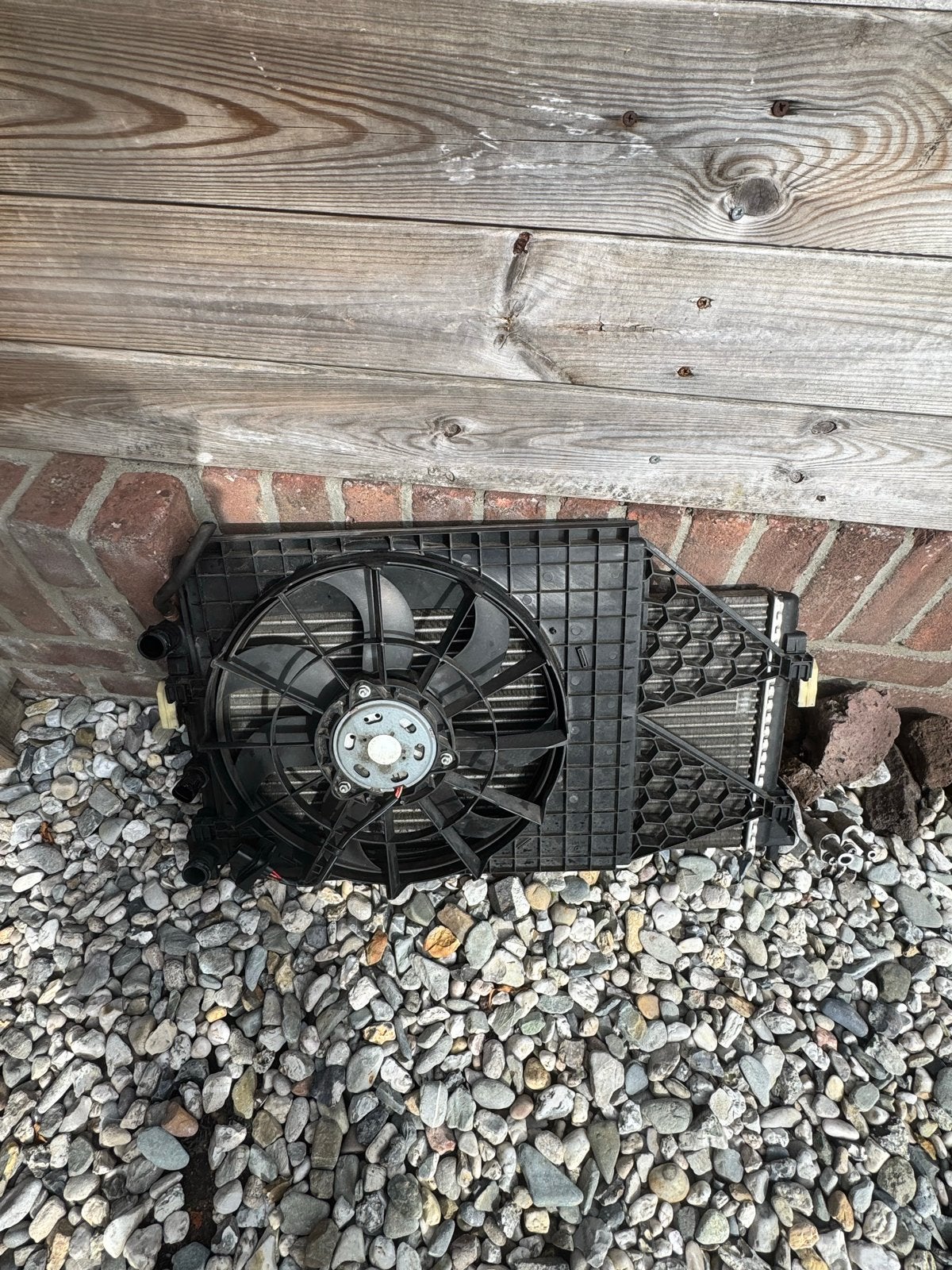 Complete Radiator met Ventilator voor Volkswagen Polo, Auto-onderdelen, Ophalen of Verzenden, Gebruikt, Volkswagen