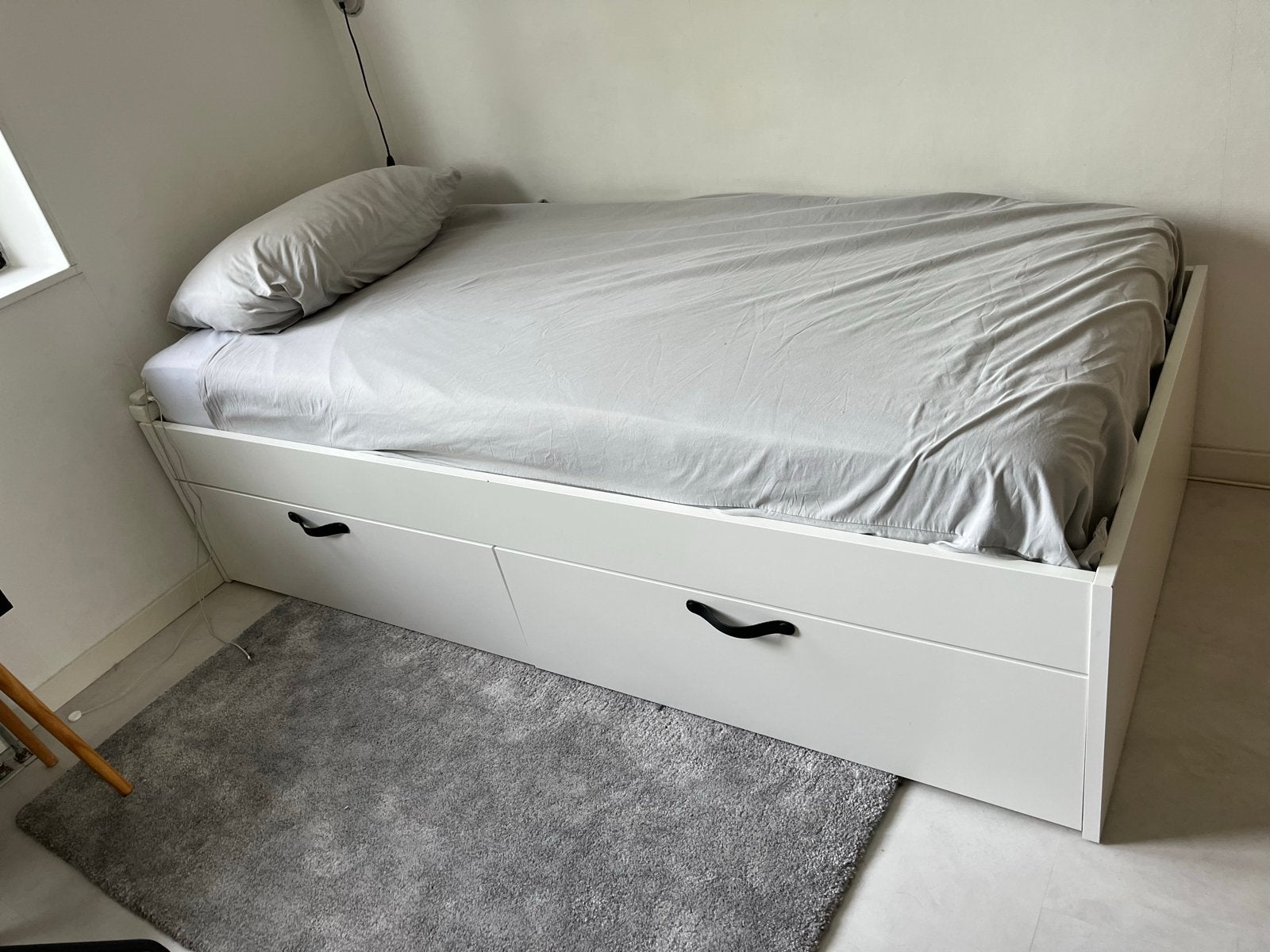 IKEA bed 90x200 met lades, Ophalen, Gebruikt, 90 cm, Eenpersoons