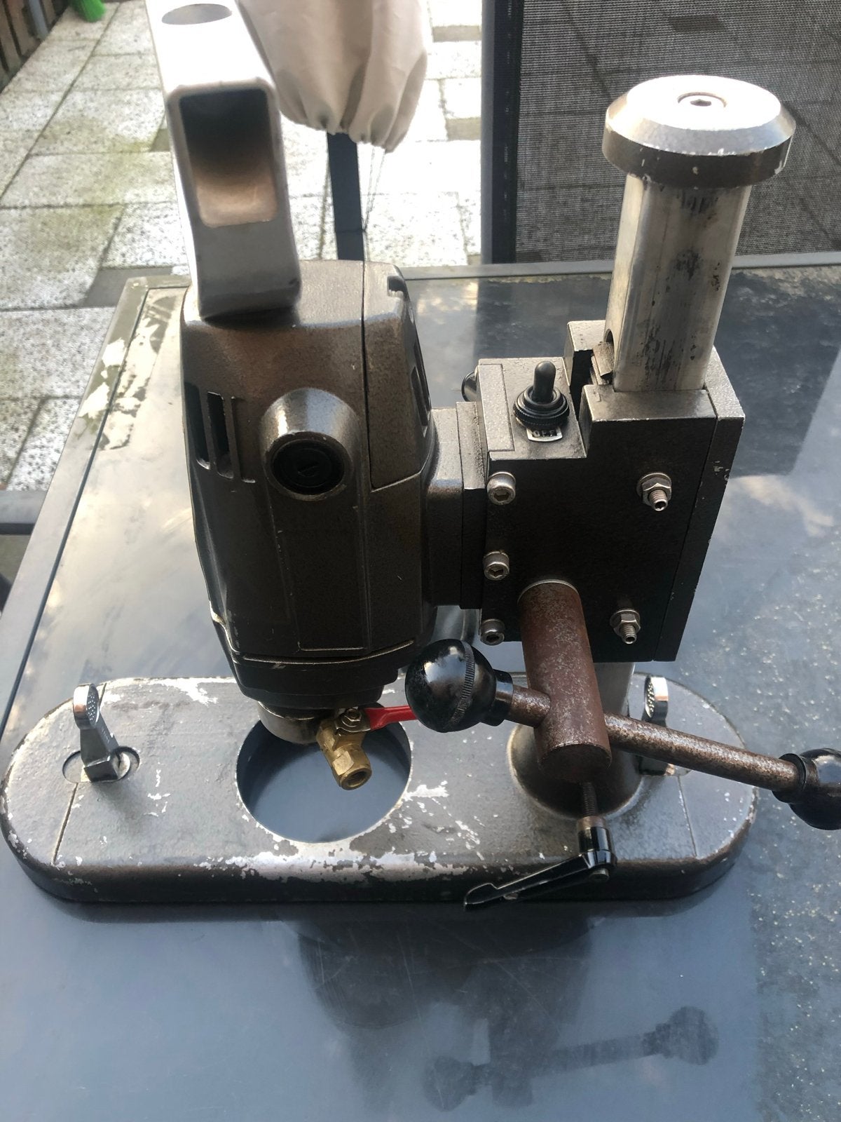 Tegel diamandboormachine, Doe-het-zelf en Verbouw, Ophalen of Verzenden, Gebruikt, 600 watt of meer, Boormachine