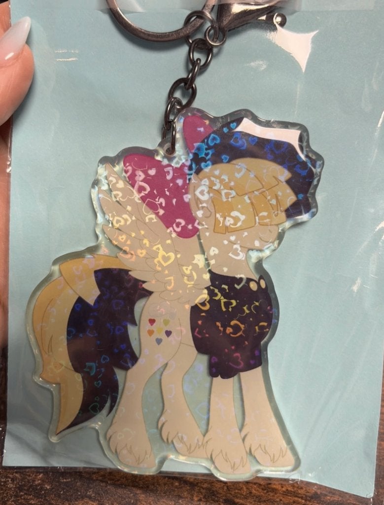 My Little Pony Songbird Serenade / Sia Epoxy Keychain, Ophalen of Verzenden, Zo goed als nieuw