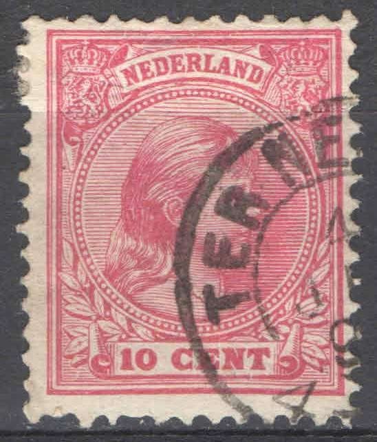 Nederland NVPH nr 37 gestempeld Prinses Wilhelmina 1891, Ophalen of Verzenden, T/m 1940, Gestempeld