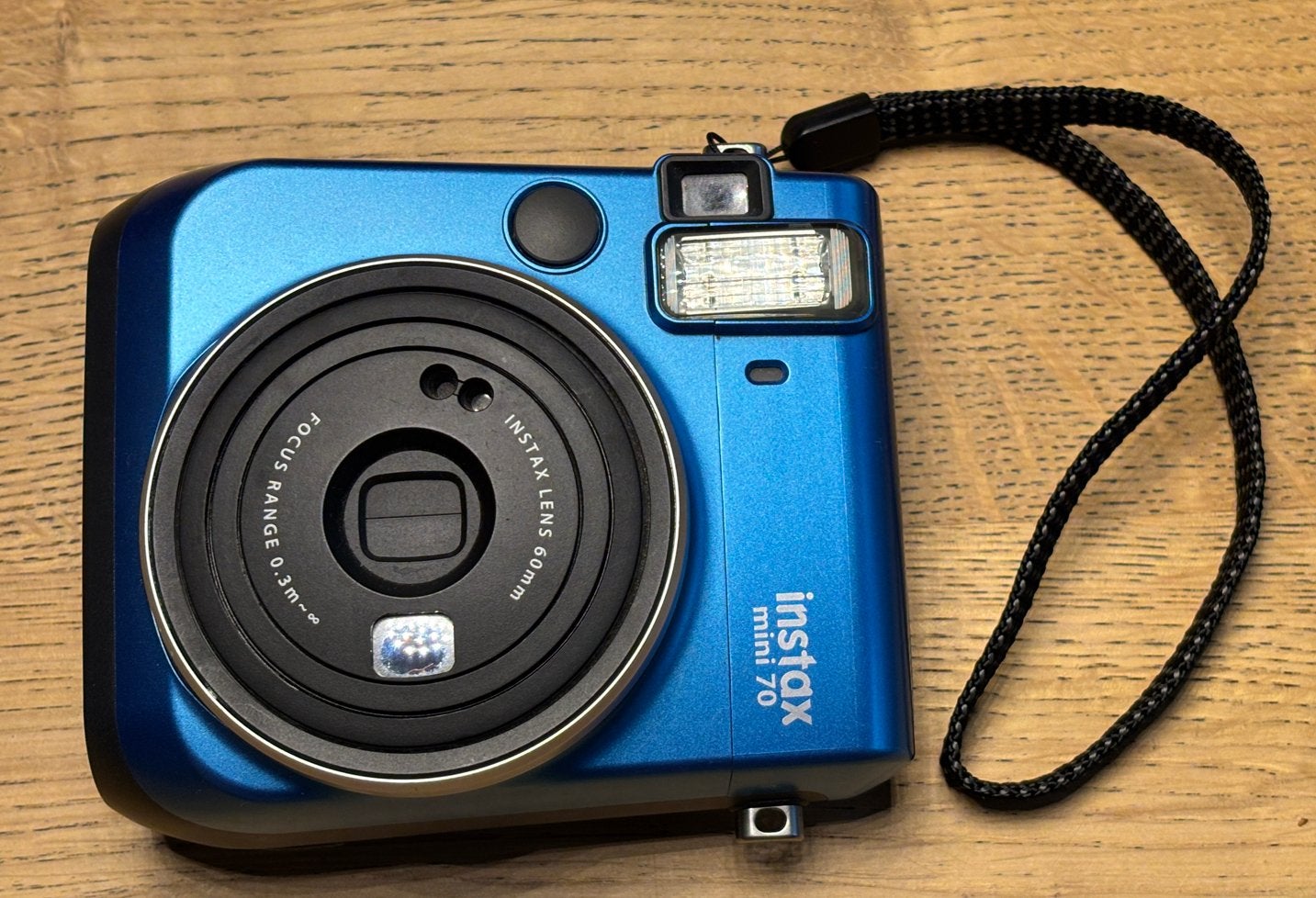 Fujifilm Instax Mini 70 - Instant Camera (Blauw), Ingebouwde flitser, Instant camera, Ophalen of Verzenden, Zo goed als nieuw