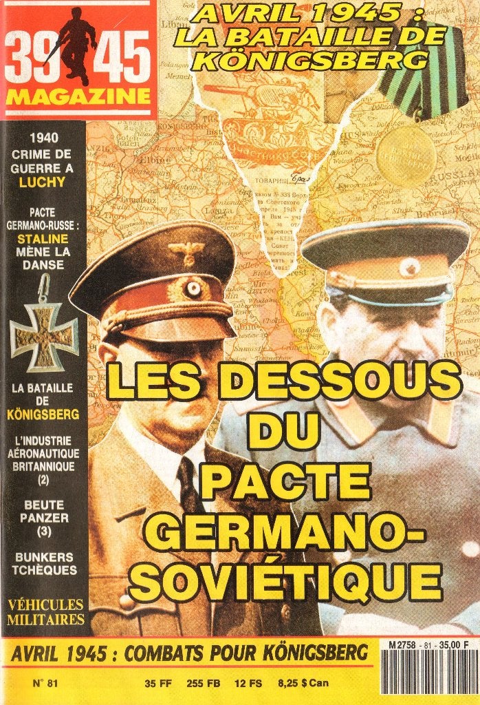 39 45 Magazine No 81, Boeken, Oorlog en Militair, Verzenden, Voor 1940, Zo goed als nieuw, Landmacht