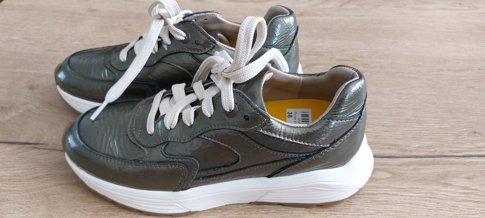 Xsensible sneakers maat 38 - 1x gedragen, Xsensible, Ophalen of Verzenden, Groen, Sneakers of Gympen