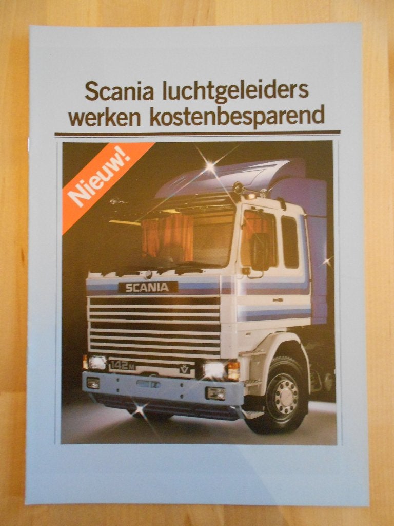 Scania Spoilers Brochure 1982 – 142 112 82, Ophalen of Verzenden, Zo goed als nieuw, Overige merken, Scania