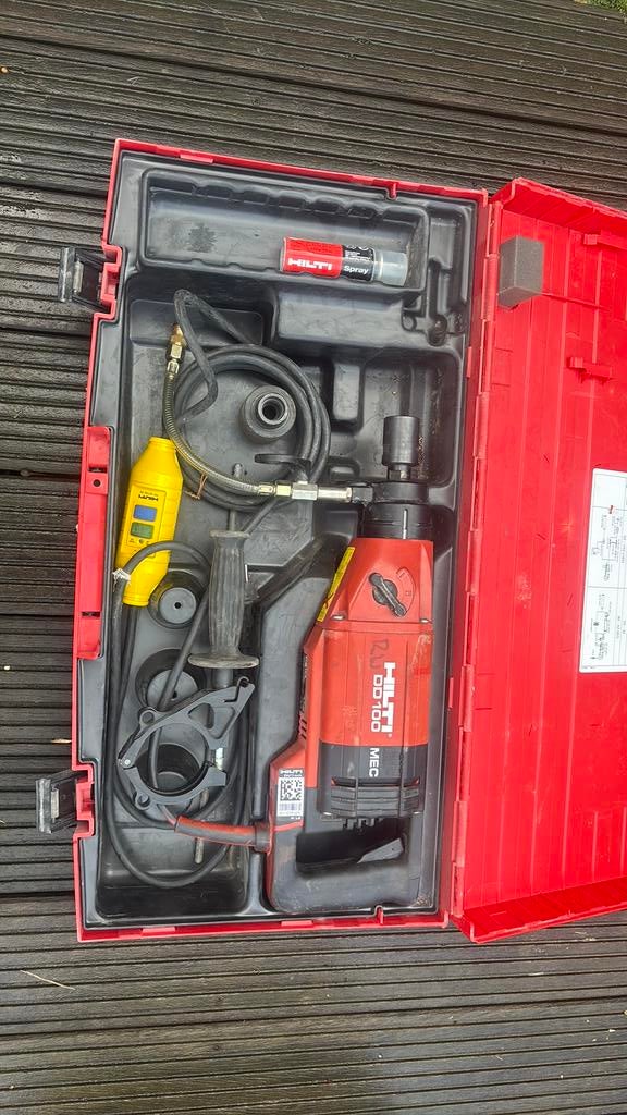 Hilti diamanboormachine boormachine betonboor, Ophalen of Verzenden, Gebruikt, Boormachine