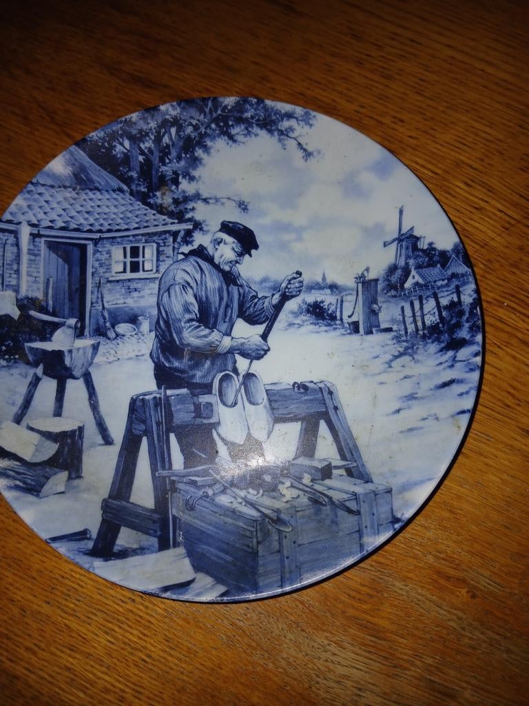 Wandborden Delftsblauw., Ophalen