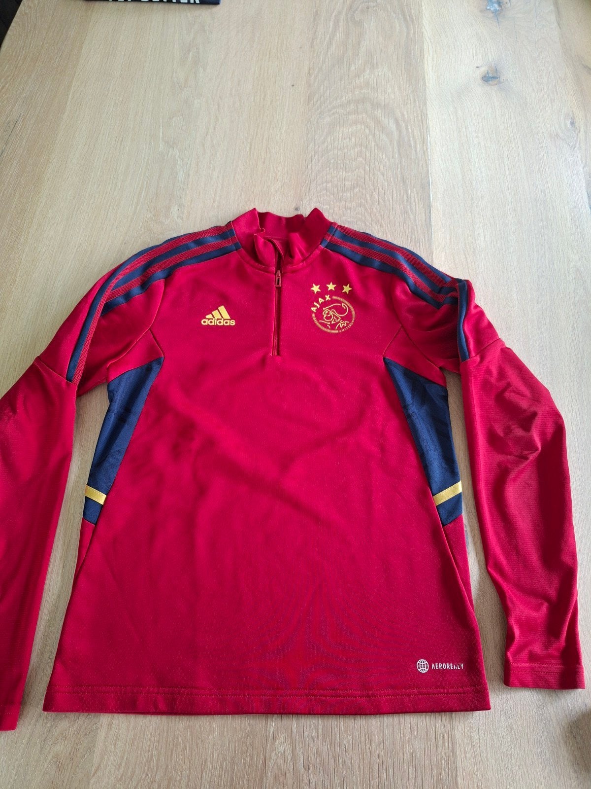 Ajax ziptop, Sport en Fitness, Maat XS of kleiner, Ophalen of Verzenden, Shirt