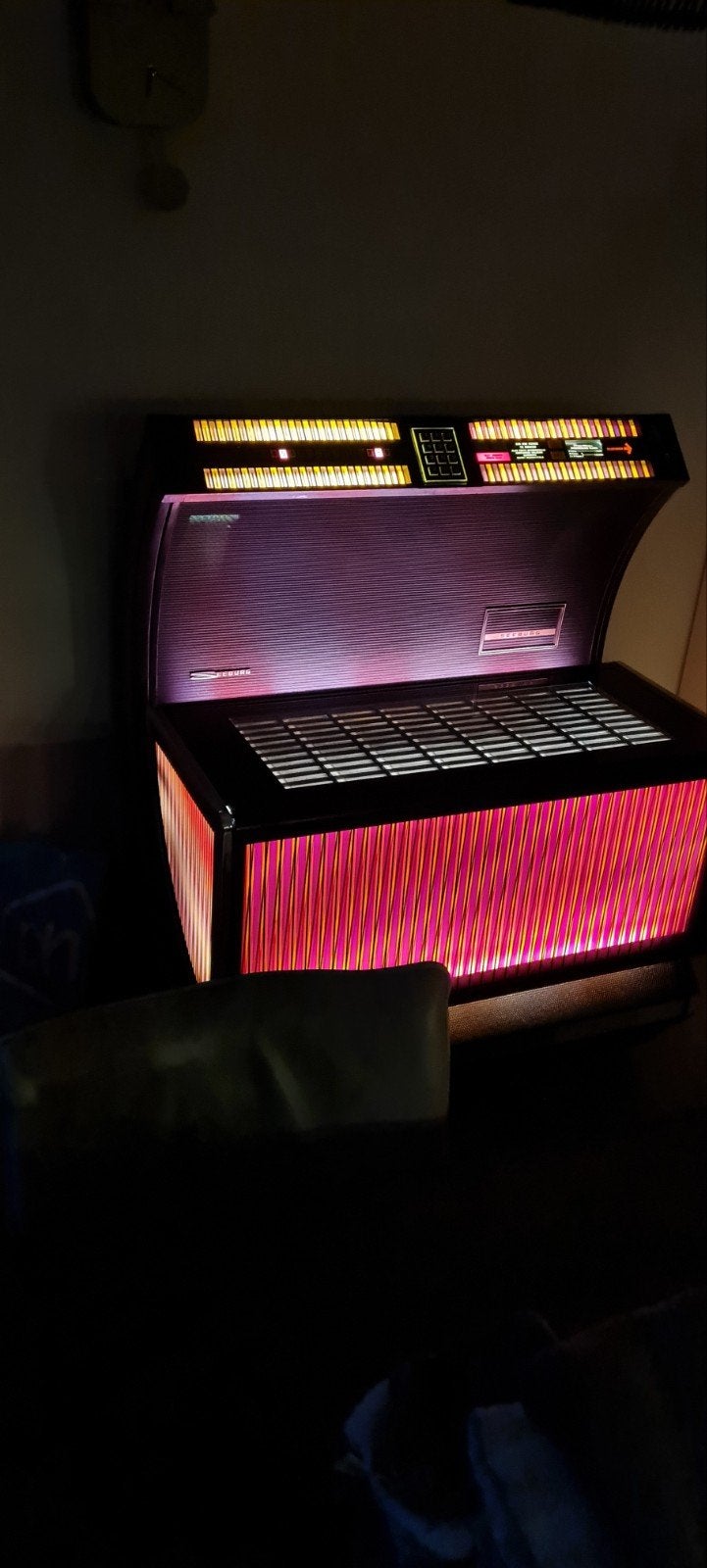 Jukebox seeburg firestar., Ophalen, Gebruikt, 1950 tot 1960, Seeburg