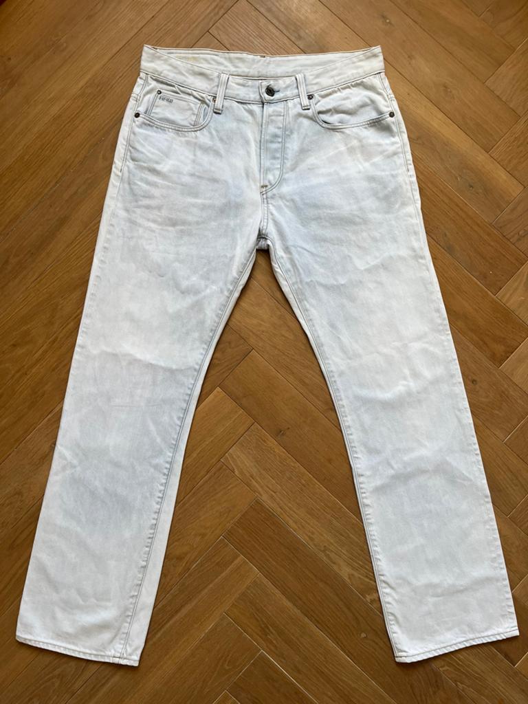 G- star 3301 straight broek jeans Loose Z.G.A.N W33 L32., Ophalen of Verzenden, Zo goed als nieuw, Blauw, W33 - W34 (confectie 48/50)