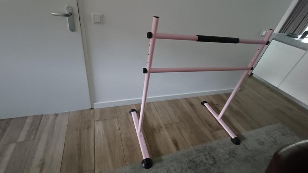 Roze ballet barre - verstelbaar, Ophalen, Zo goed als nieuw, Overige typen