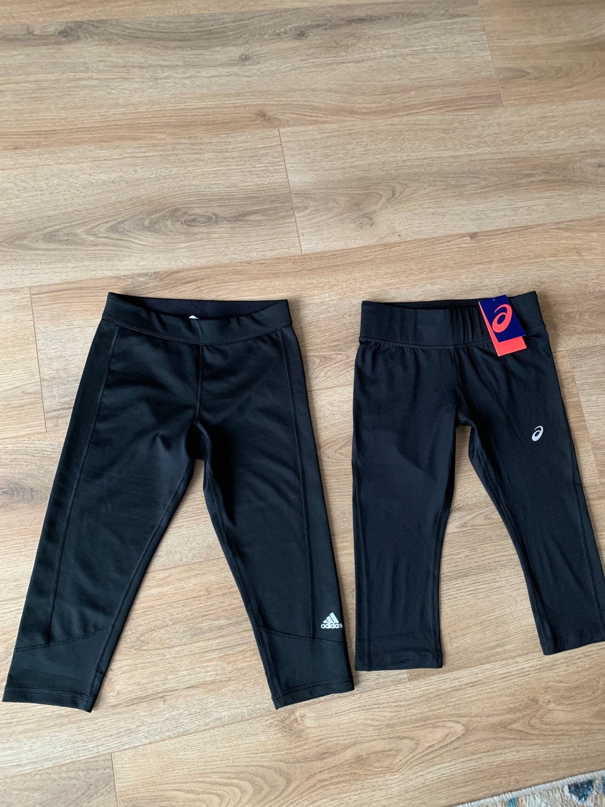 Sportlegging - Adidas en Asics - Zwart maat S, Kleding | Dames, Zwart, Nieuw, Ophalen of Verzenden, Fitness of Aerobics