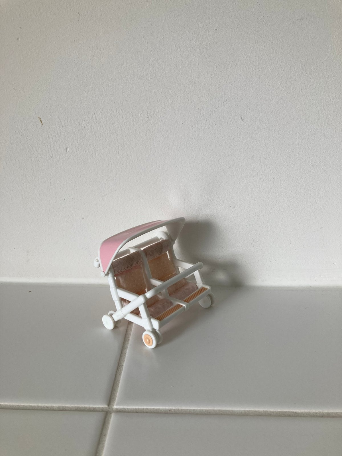 Sylvanian Families tweelingwagen, Ophalen of Verzenden, Gebruikt, Poppenhuis