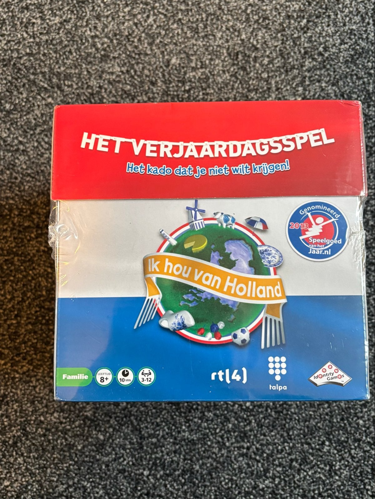 Het Verjaardagsspel - Ik hou van Holland (Nieuw), Drie of vier spelers, Ophalen of Verzenden, Nieuw