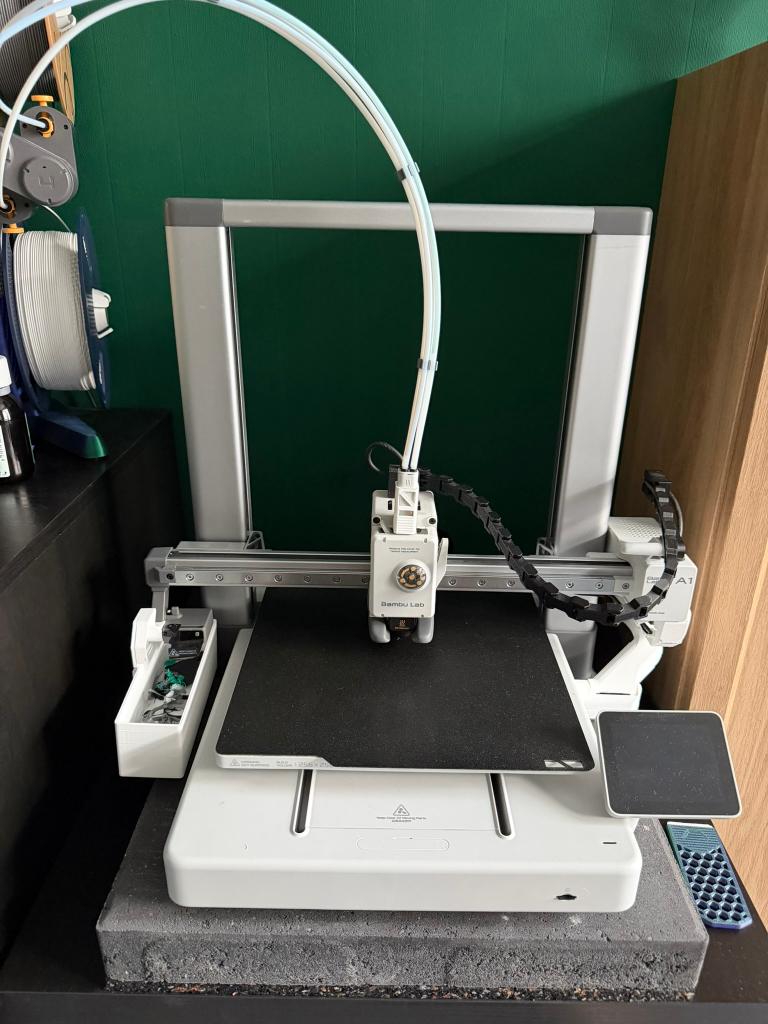 Bambu Lab A1 Combo + Toebehoren, Computers en Software, 3D Printers, Ophalen, Gebruikt, Ingebouwde Wi-Fi, Bambu Lab A1 Combo