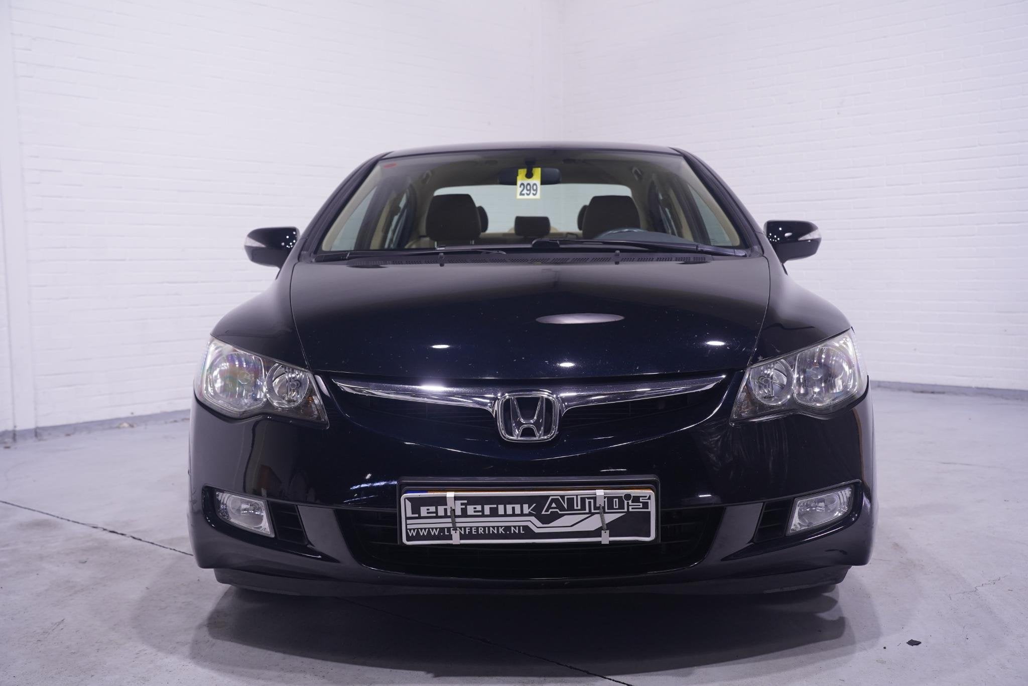 Honda Civic 1.3 Hybrid NAP Clima Cruise Stoelverwarming Trek, Auto's, Gebruikt, 4 cilinders, 116 pk, Zwart
