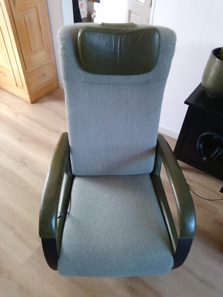Comfortabele relaxfauteuil - Groen, Gebruikt, Overige kleuren, Modern comfort, Ophalen of Verzenden