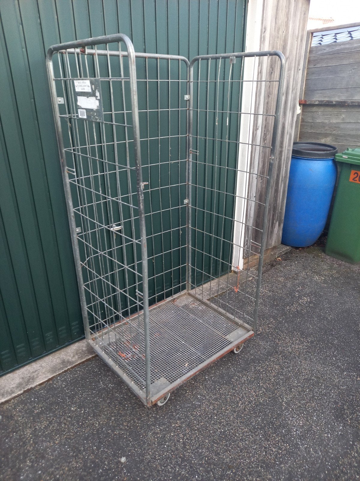 rolcontainer 3 heks, 100 liter of meer, Ophalen, Transportkar