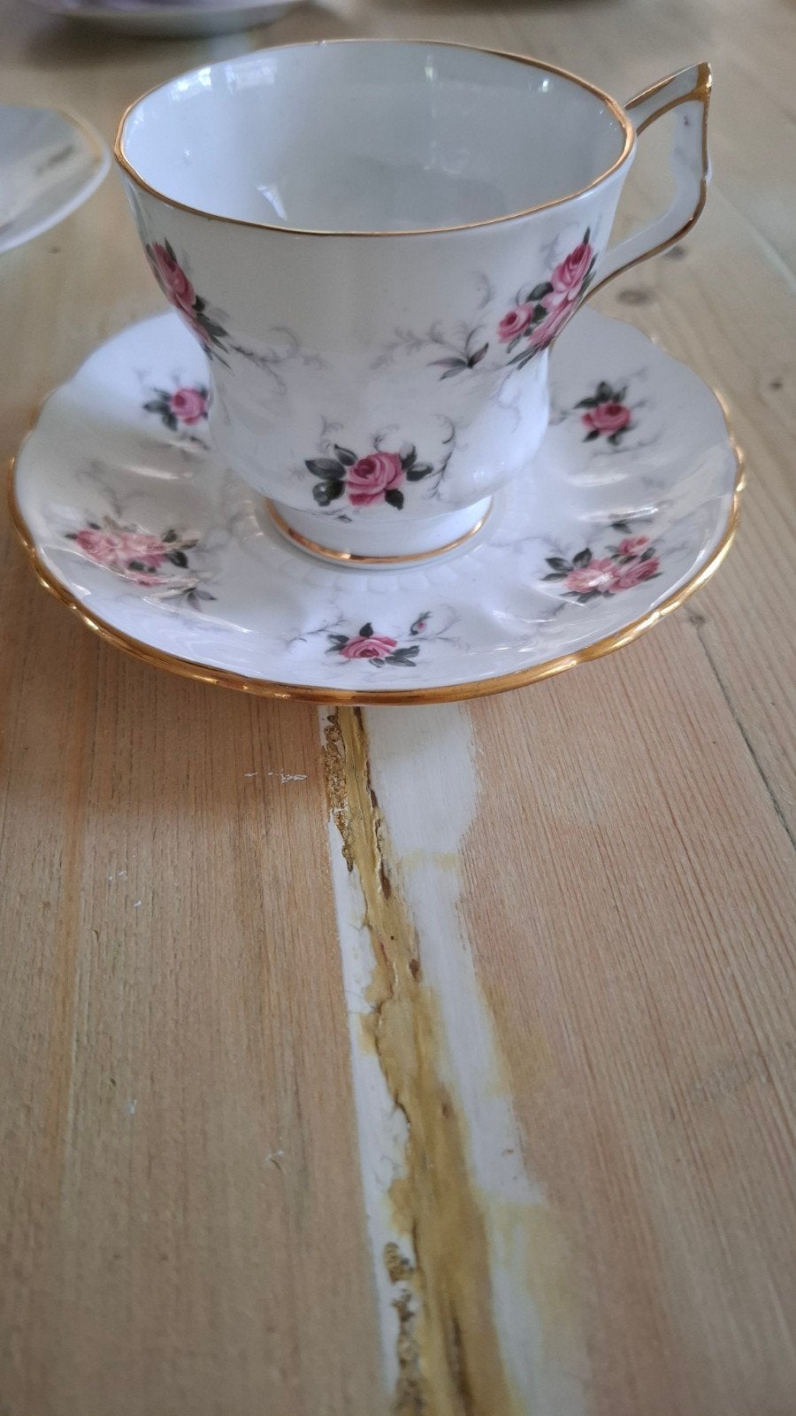 vintage porselein kop en schotel Royal windsor, Ophalen