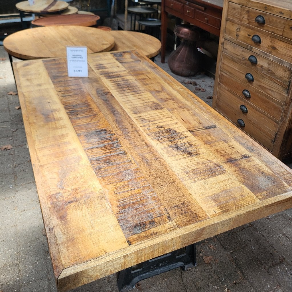 Salontafel 140x80 in hoogte verstelbaar!, Huis en Inrichting, Tafels | Salontafels, Gebruikt, 100 tot 150 cm, Chesterfield, Minder dan 50 cm