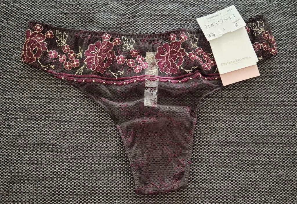 PrimaDonna String Bruin NIEUW - Maat 38, Kleding | Dames, Ondergoed en Lingerie, String, Bruin, Ophalen of Verzenden