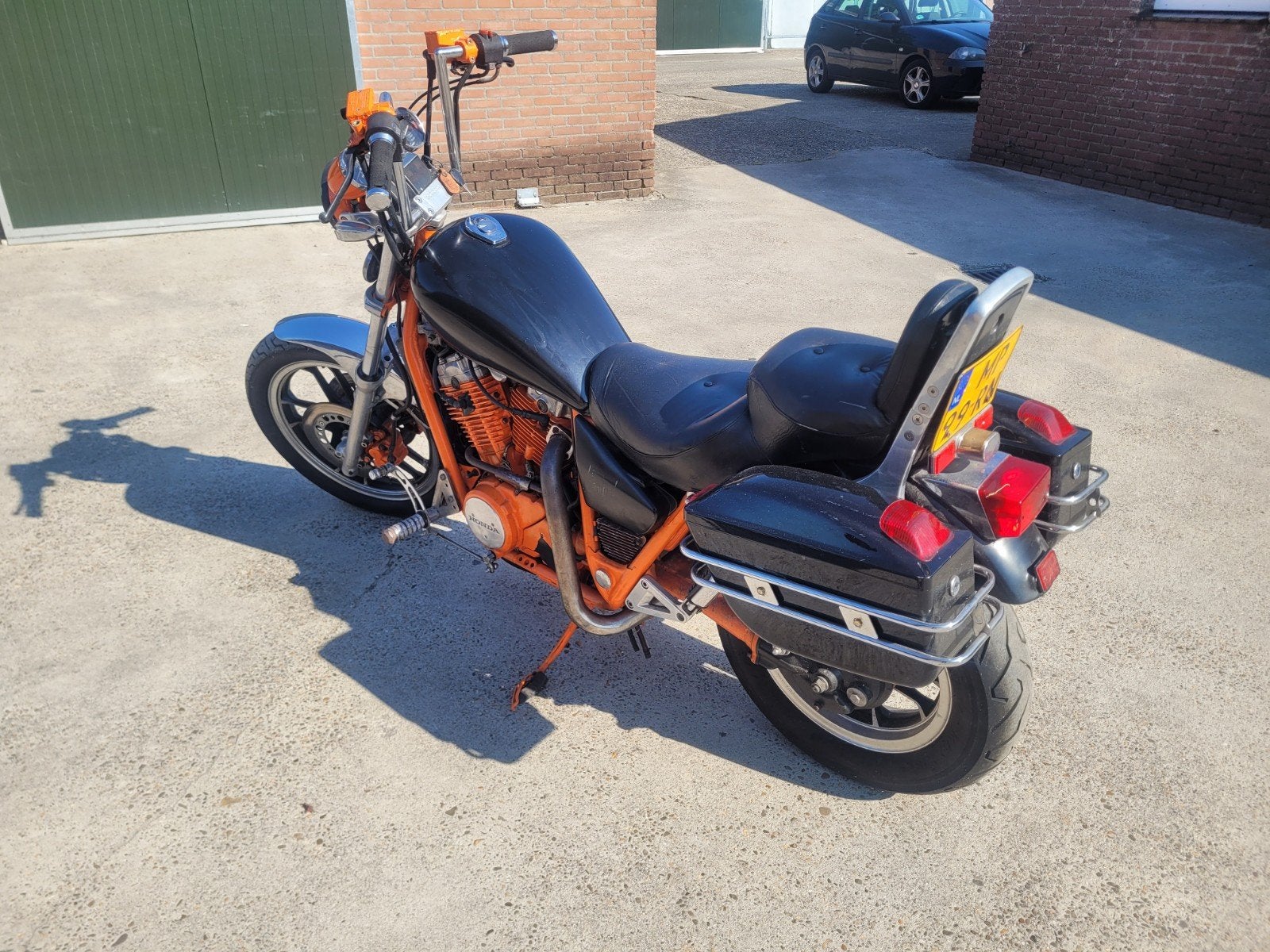 Unieke Honda Shadow VT750 Chopper - Oranje Custom, Ophalen
