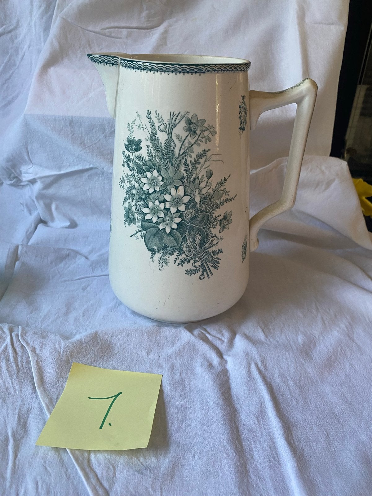 Vintage Societe Ceramique Cilla Kan Karaf Bloemenmotief, Ophalen of Verzenden