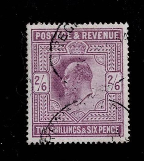 Engeland Koning Edward VII 2 shilling 6 pence, Postzegels en Munten, Ophalen of Verzenden, Gestempeld